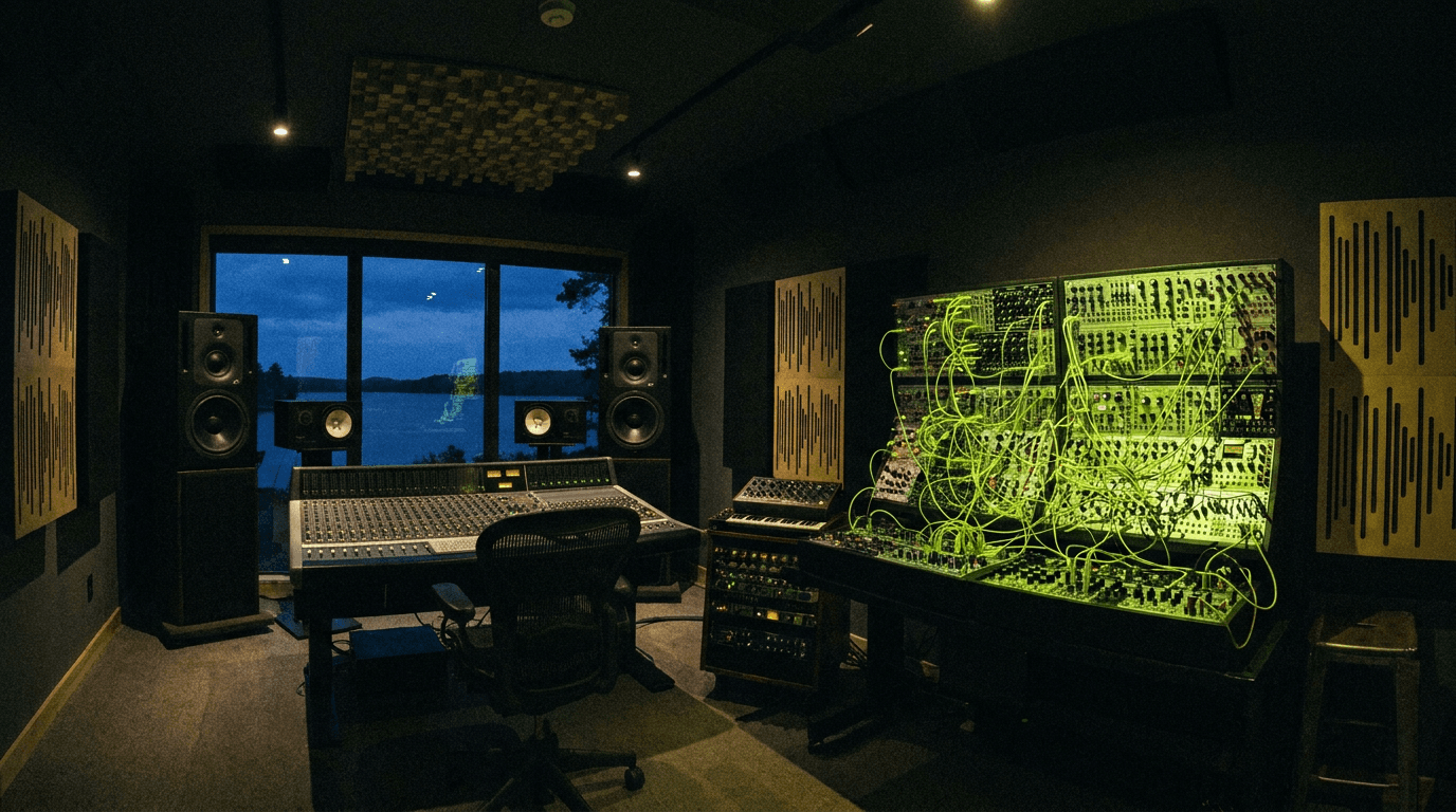Panorama des NERDKLANG Studios in Worms
