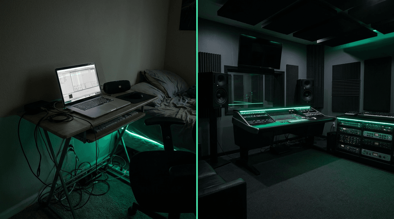 Home-Studio vs. Tonstudio: Wann lohnt der Wechsel?