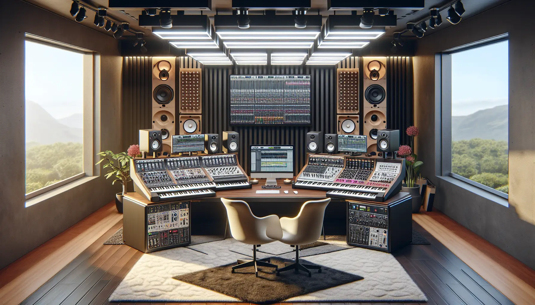 studio equipment musikproduktion